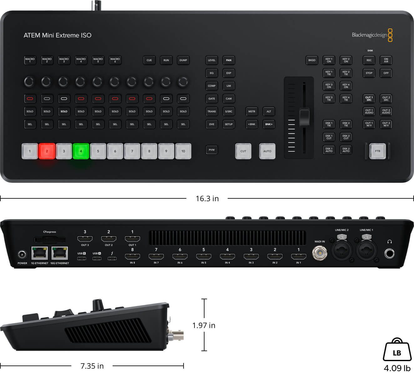Blackmagic ATEM Mini Extreme ISO Switcher G2